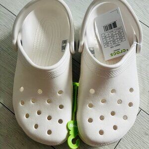 WHITE CROCS